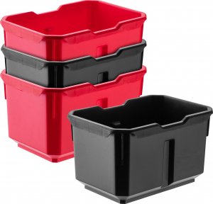 Kadax Pojemnik Magazynowy Pojemniki Warsztatowe 4x 16cm 9