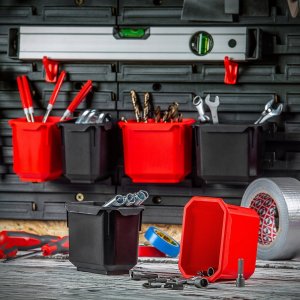 Kadax Pojemnik Magazynowy Pojemniki Warsztatowe 6x 11cm 2