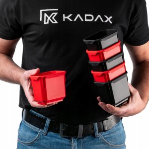 Kadax Pojemnik Magazynowy Pojemniki Warsztatowe 6x 11cm 4