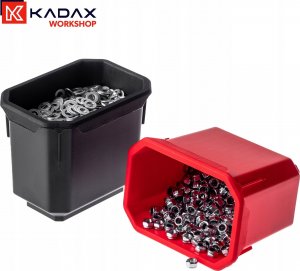 Kadax Pojemnik Magazynowy Pojemniki Warsztatowe 6x 11cm 5