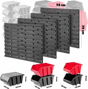 Kadax KADAX Tablica Narzędziowa Ścianka 116x78cm 80 el 3