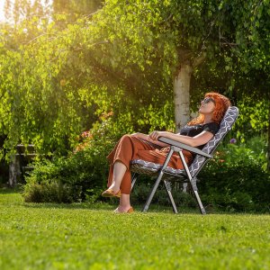 Kadax KADAX Fotel Leżak Ogrodowy Plażowy Składany 110 kg 2