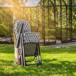 Kadax KADAX Fotel Leżak Ogrodowy Plażowy Składany 110 kg 6