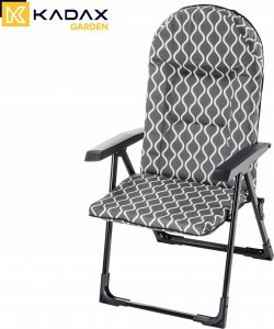 Kadax KADAX Fotel Leżak Ogrodowy Plażowy Składany 110 kg 7