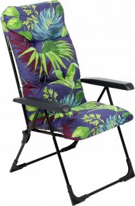 Kadax Fotel Leżak Ogrodowy Plażowy Regulowany 110kg 2