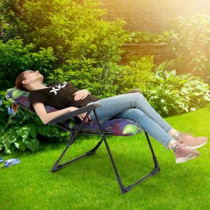 Kadax Fotel Leżak Ogrodowy Plażowy Regulowany 110kg 5