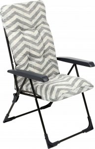 Kadax Fotel Leżak Ogrodowy Plażowy Regulowany 110kg 2