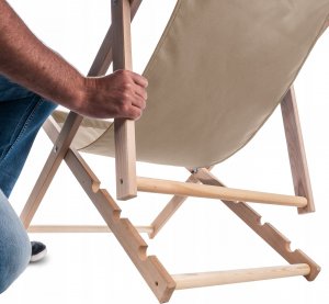 Kadax KADAX Leżak drew standar Cappucino NETF001 pak2szt 9