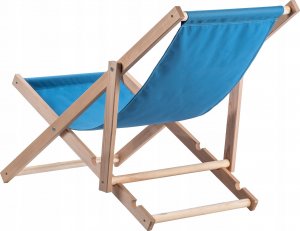 Kadax Leżak Ogrodowy Fotel Plażowy Składany Drewniany 12