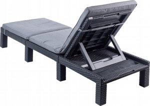 Kadax Keter Leżak Ogrodowy Regulowany Z Materacem 2szt 9