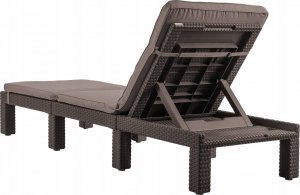 Kadax Keter Leżak Ogrodowy Regulowany Z Materacem 2szt 5