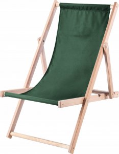 Kadax Leżak Ogrodowy Fotel Plażowy Składany Drewniany 14