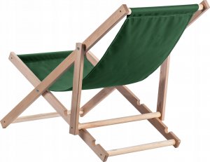Kadax Leżak Ogrodowy Fotel Plażowy Składany Drewniany 9