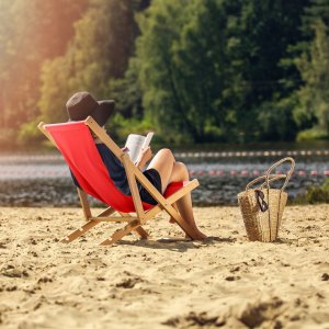 Kadax Leżak Ogrodowy Składany Drewniany 4