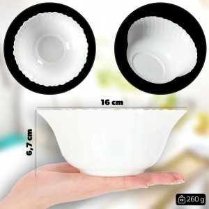 Kadax Salaterka Szklana Miska Misa Na Sałatkę Owoce 15cm 4