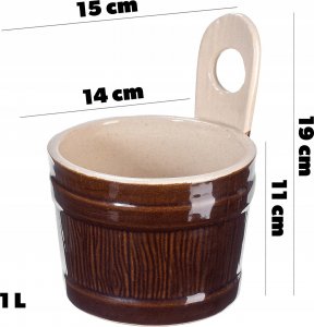 Kadax Kadax Skopek Kamionkowy Naczynie do mleka 1L 3