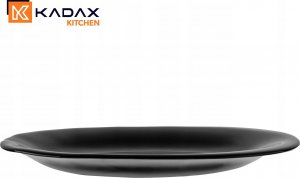Kadax Talerz Deserowy 21cm Talerze Zestaw Talerzy Czarny 6