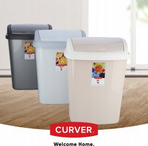 Kosz na śmieci Kadax uchylny grafitowy 6