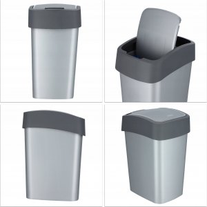 Kosz na śmieci Kadax grafitowy 5
