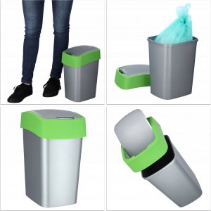 Kosz na śmieci Kadax zielony 3