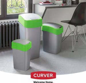 Kosz na śmieci Kadax zielony 4