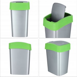 Kosz na śmieci Kadax zielony 5