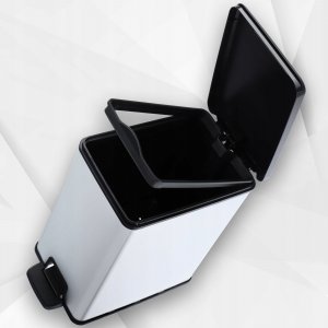 Kosz na śmieci Kadax na pedał srebrny (213300) 6