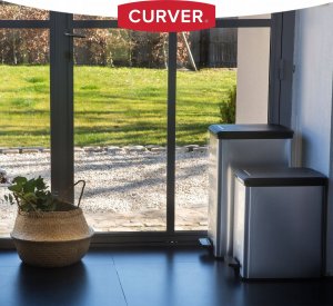 Kosz na śmieci Kadax na pedał srebrny (213300) 9