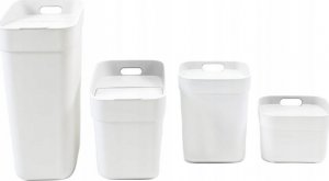 Kosz na śmieci Kadax do segregacji uchylny biały (02100-177-00) 7