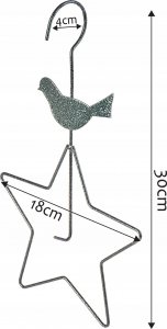 Kadax Karmnik Wiszący Karmidło Na Pokarm Dla Ptaków 30cm 14