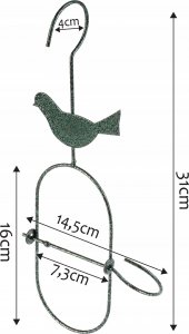 Kadax Karmnik Wiszący Karmidło Na Pokarm Dla Ptaków 31cm 13