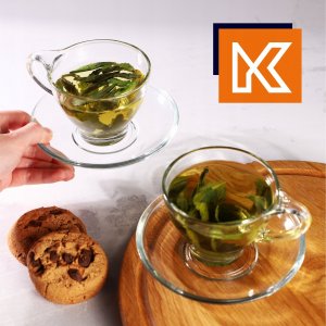 Kadax filiżanki Z spodkiem Do Kawy Herbaty 200ml 2szt. 5