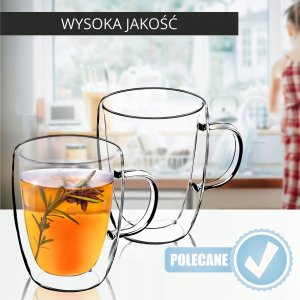 Kadax Szklanki Termiczne Z Podwójną Ścianką 270 ml 2szt 6