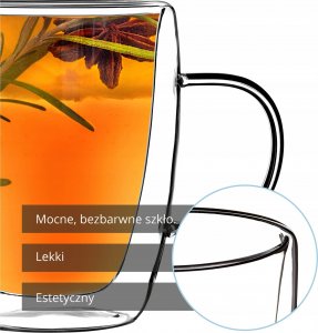 Kadax Szklanki Termiczne Z Podwójną Ścianką 270 ml 2szt 7