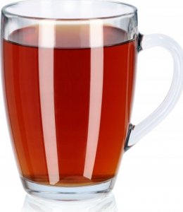 Kadax Szklanka Kubek Z Uchem Do Herbaty Soku 1szt 375ml 1