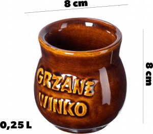 Kadax Kadax Kubek do Grzańca Grzanego Wina Wino 250ml 3