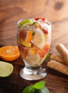 Kadax Szklanka Do Napojów Deserów Soków Koktajli 300ml 4