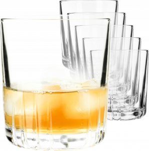 Kadax Szklanki Do Whisky Drinków Soku 280ml Zestaw 6szt 8