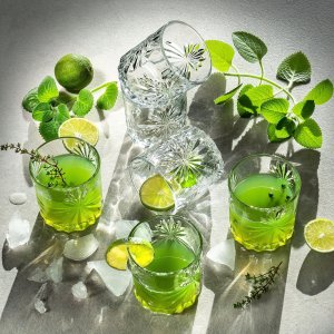 Kadax Szklanka Drinkówka Literatka Z Wzorem 300ml 1szt 2