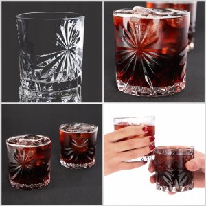 Kadax Szklanka Drinkówka Literatka Z Wzorem 300ml 1szt 6