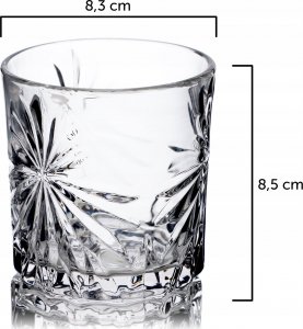 Kadax Szklanka Drinkówka Literatka Z Wzorem 300ml 1szt 7