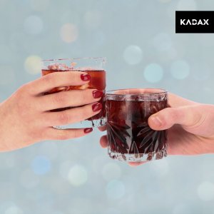 Kadax Szklanka Drinkówka Literatka Z Wzorem 300ml 1szt 8