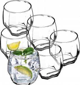 Kadax Szklanki 300ml Zestaw 6szt Do Drinków Napojów Soku 1