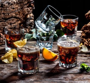 Kadax Szklanki 290ml Zestaw 6szt Do Whisky Drinków Soku 2