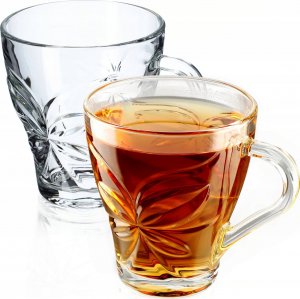 Kadax Szklanki Szklanka Do Kawy Herbaty Kubek 250ml 2szt 1