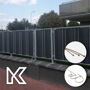 Kadax Osłona Balkonowa Technorattan Mata Na Wymiar 9