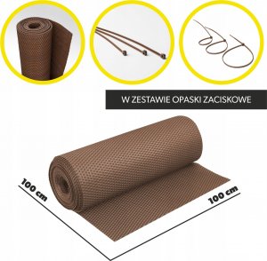 Kadax Osłona Balkonowa Technorattan Mata Na Wymiar 3