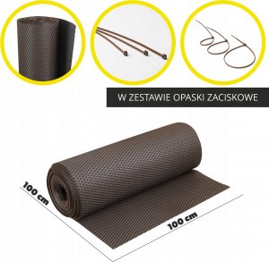Kadax KADAX Osłona balkonowa technorattanowa 1x1m RD02 3