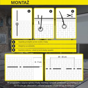 Kadax KADAX Osłona balkonowa technorattanowa 1x1m RD02 7