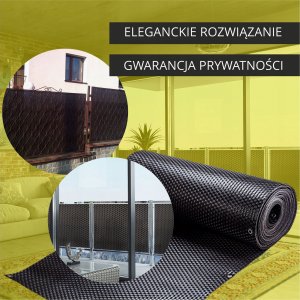 Kadax Osłona Balkonowa Mata Balkon Technorattan 0,9x3M 9